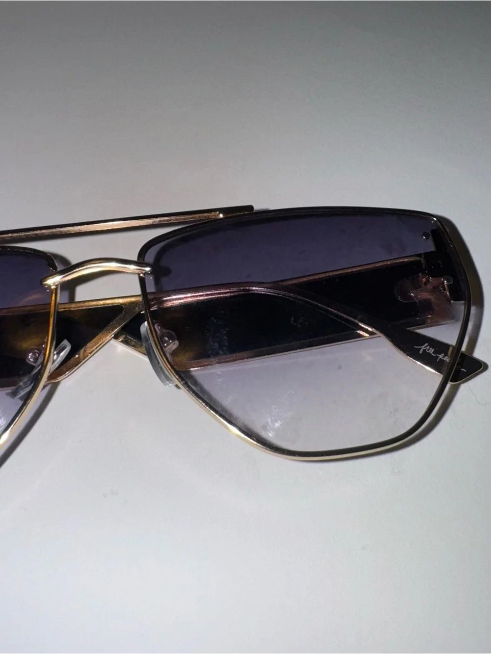 Free People Retrograde Aviator Hexagon Sunglasses